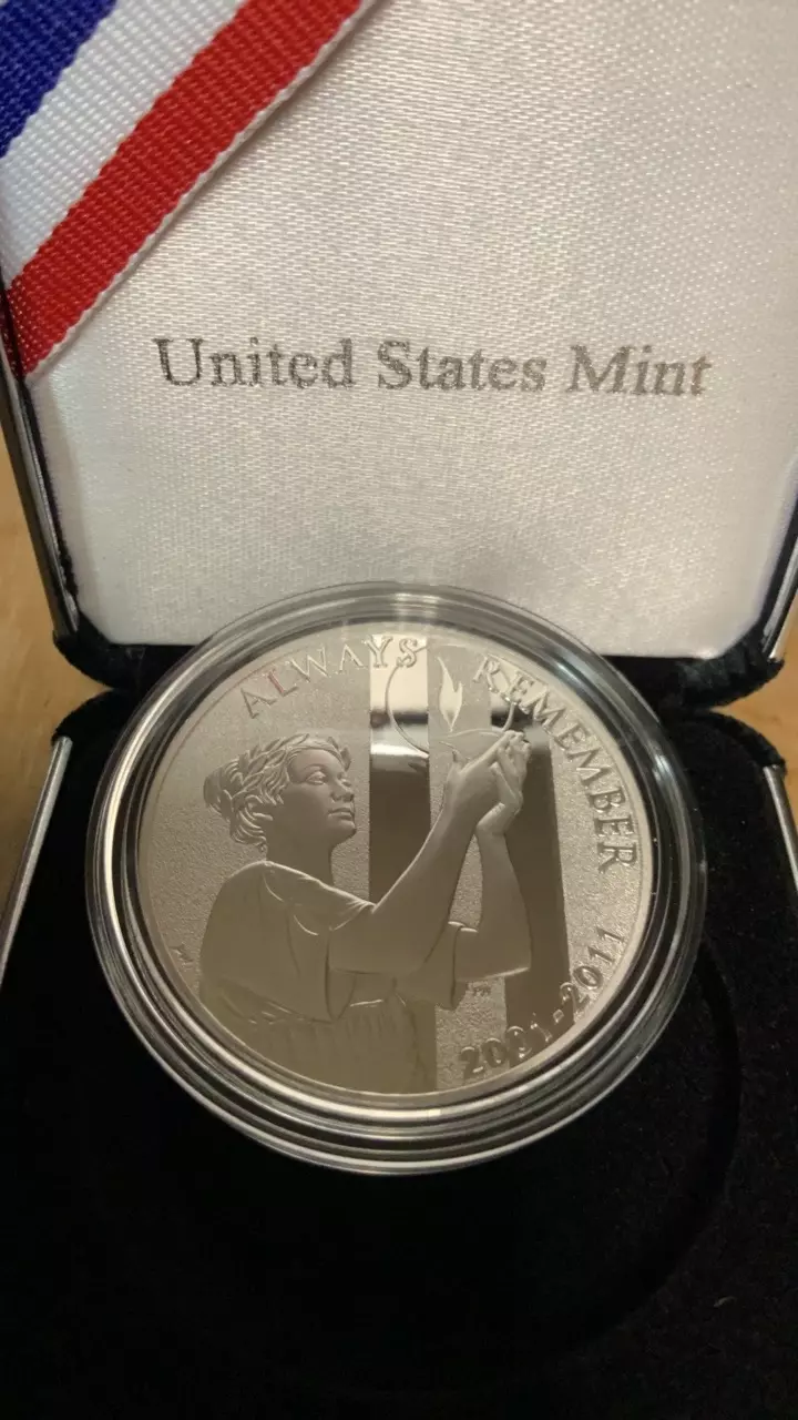 2011 September 11 National Metal Proof 1 oz Silver thumbnail