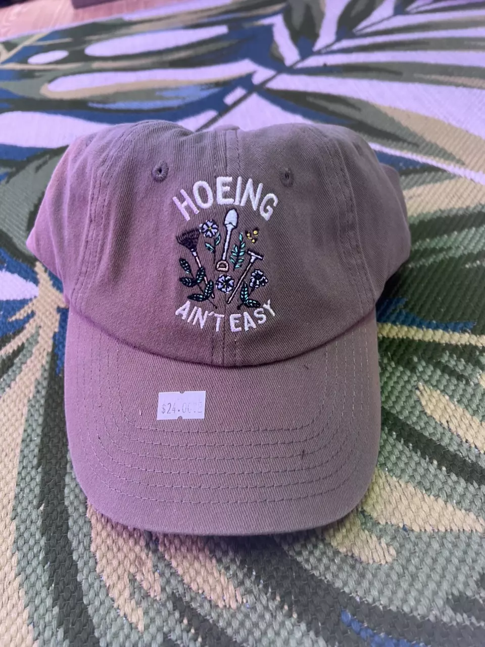 Hoeing ain’t easy ball cap thumbnail