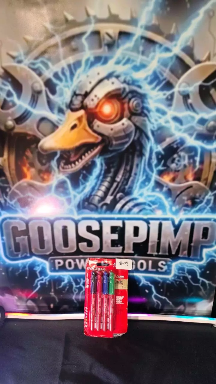 049 Milwaukee 4 piece inkzall markers clog resistant - New thumbnail