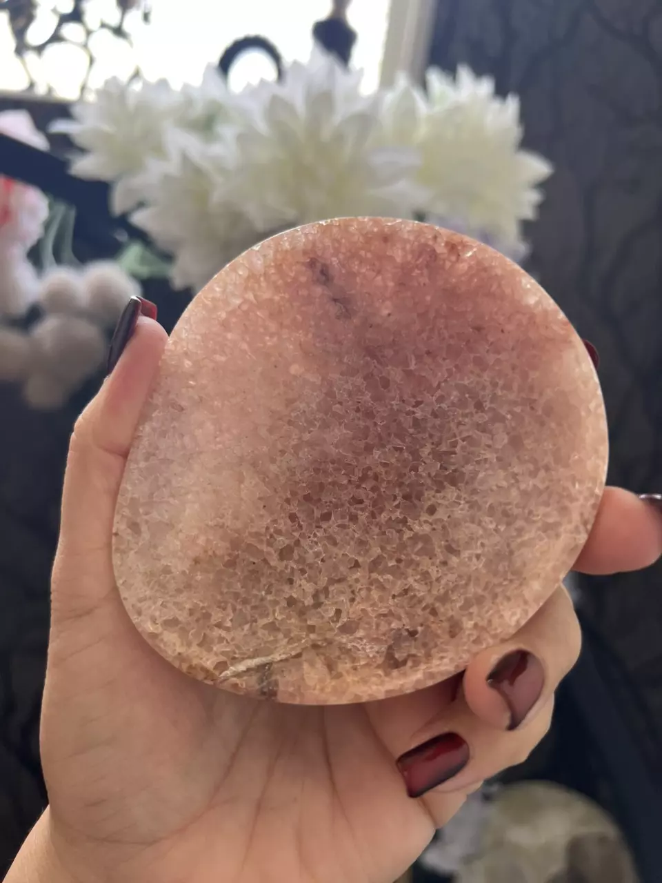 Strawberry Quartz Dish / Bowl 3.70in 6oz (B) thumbnail