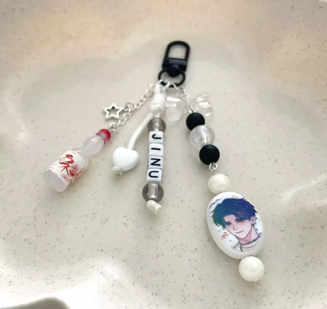 KDHUN SAJA BOYS INSPIRED - JINU - KEYCHAIN AND BAG CHARM thumbnail