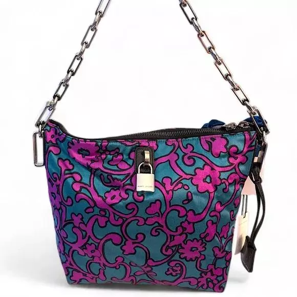 Marc Jacobs Collection Cement Style Shoulder Bag – Rose Turquoise – NWT thumbnail