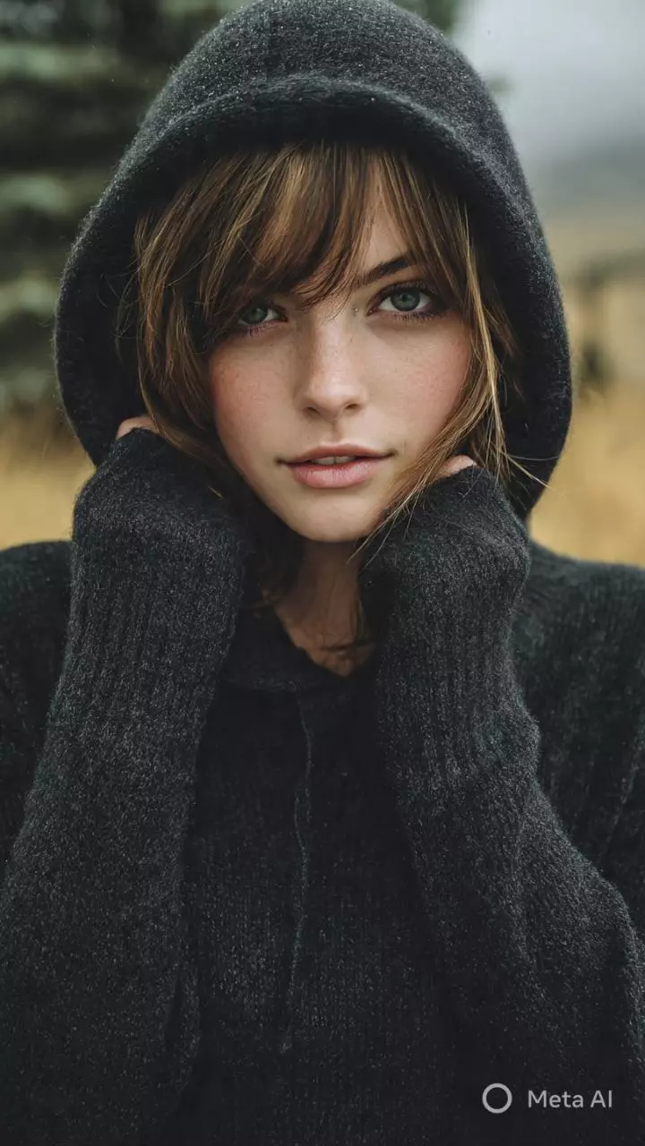 S. Christina Cashmere hooded sweater thumbnail