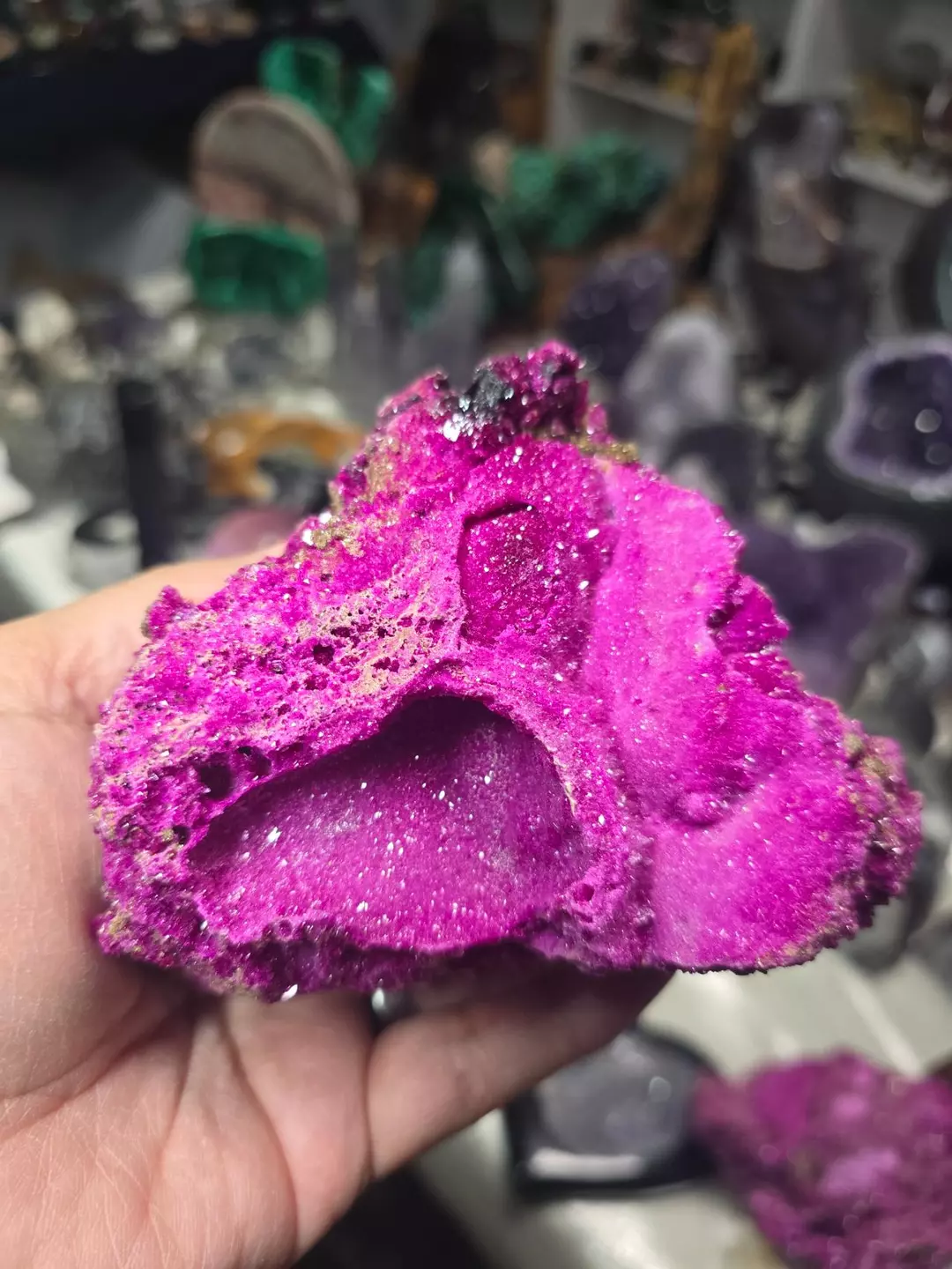 UV Honeycomb Ruby Raw Specimen thumbnail