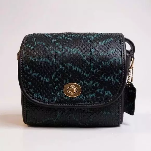 Coach 1941 Limited Edition Turnlock Pouch – Genuine Watersnake thumbnail