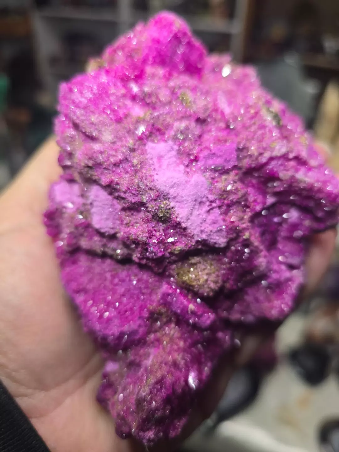 UV Honeycomb Ruby Raw Specimen thumbnail