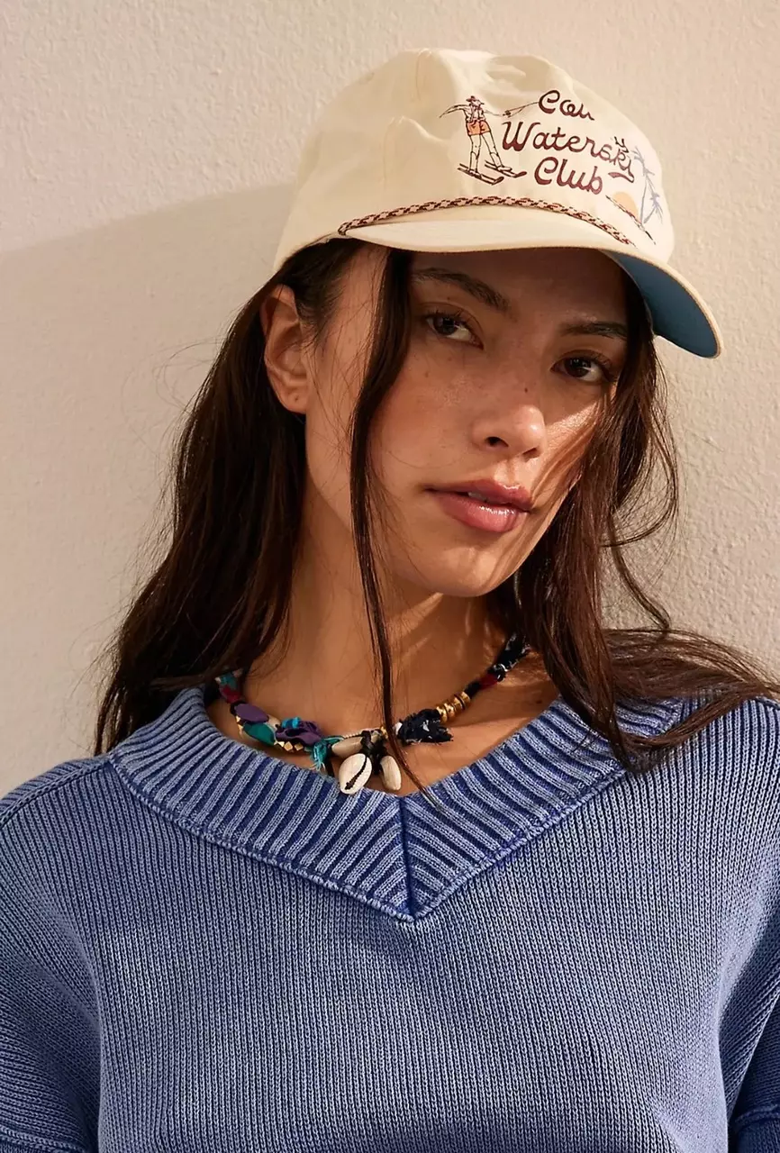 Free People X Ariana Ost Blue Alpha Choker Necklace NWT MSRP $48 thumbnail