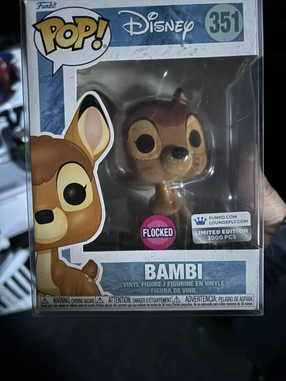 Disney Bambi Funko POP - 351- Flocked- Funko & Loungefly limited edition thumbnail