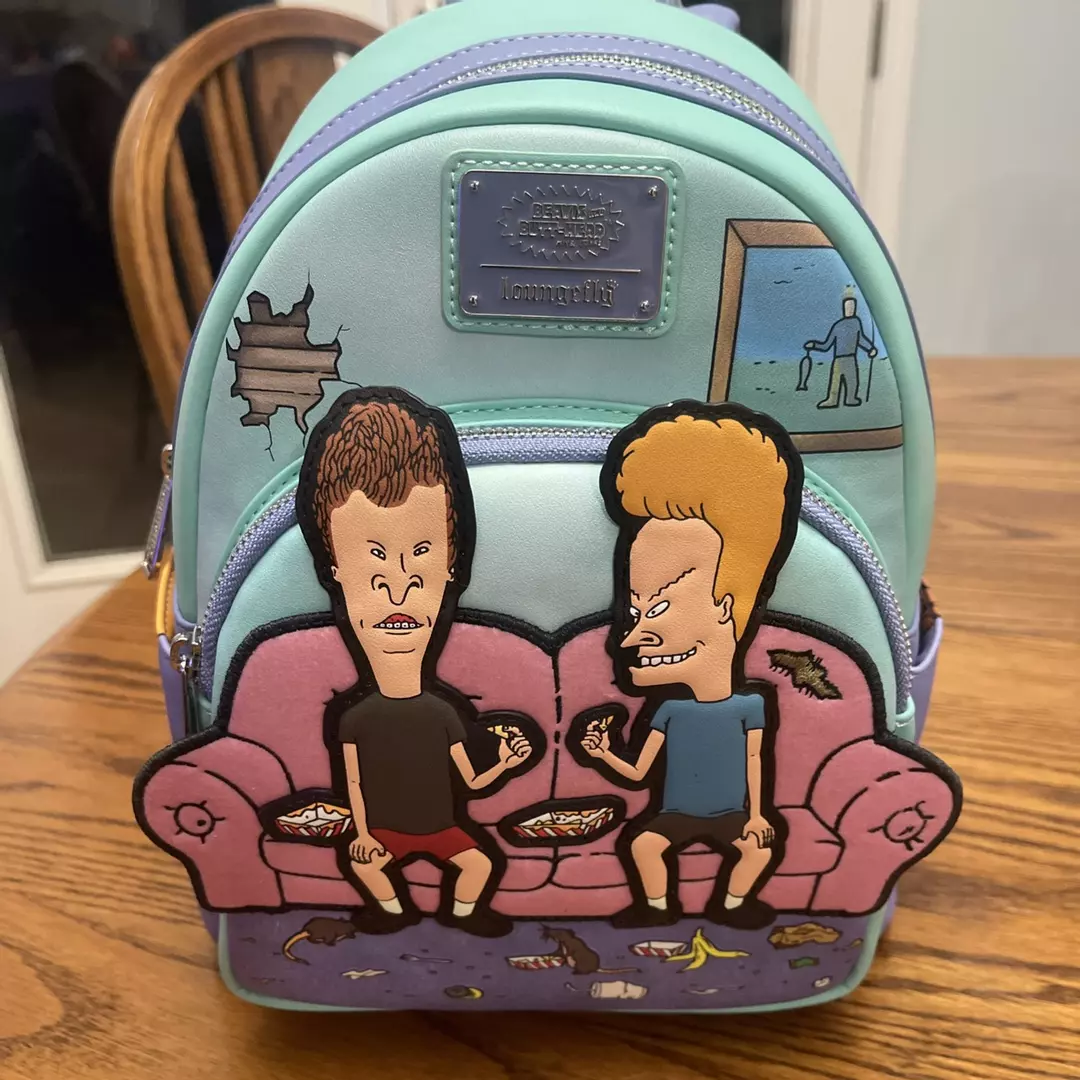 NWT Beavis Butthead Loungefly Mini Backpack thumbnail