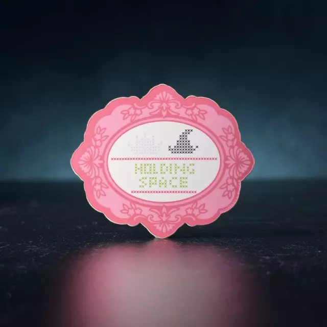 Holding Space Cross Stitch Sticker thumbnail