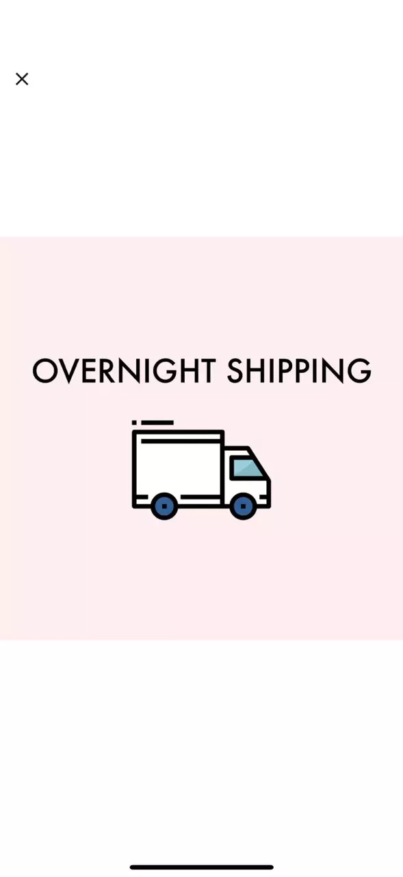 Overnight Shipping Upgrade (1 box) thumbnail