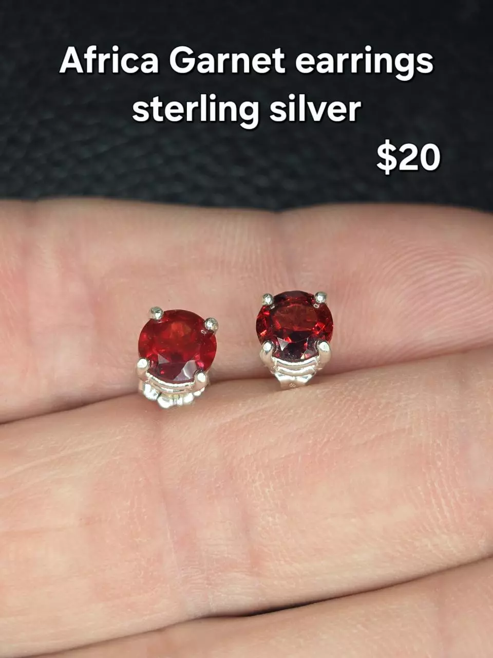 Garnet earrings thumbnail