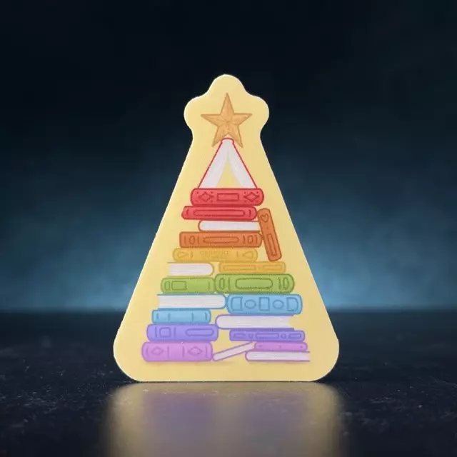 Book Stack Tree Sticker thumbnail