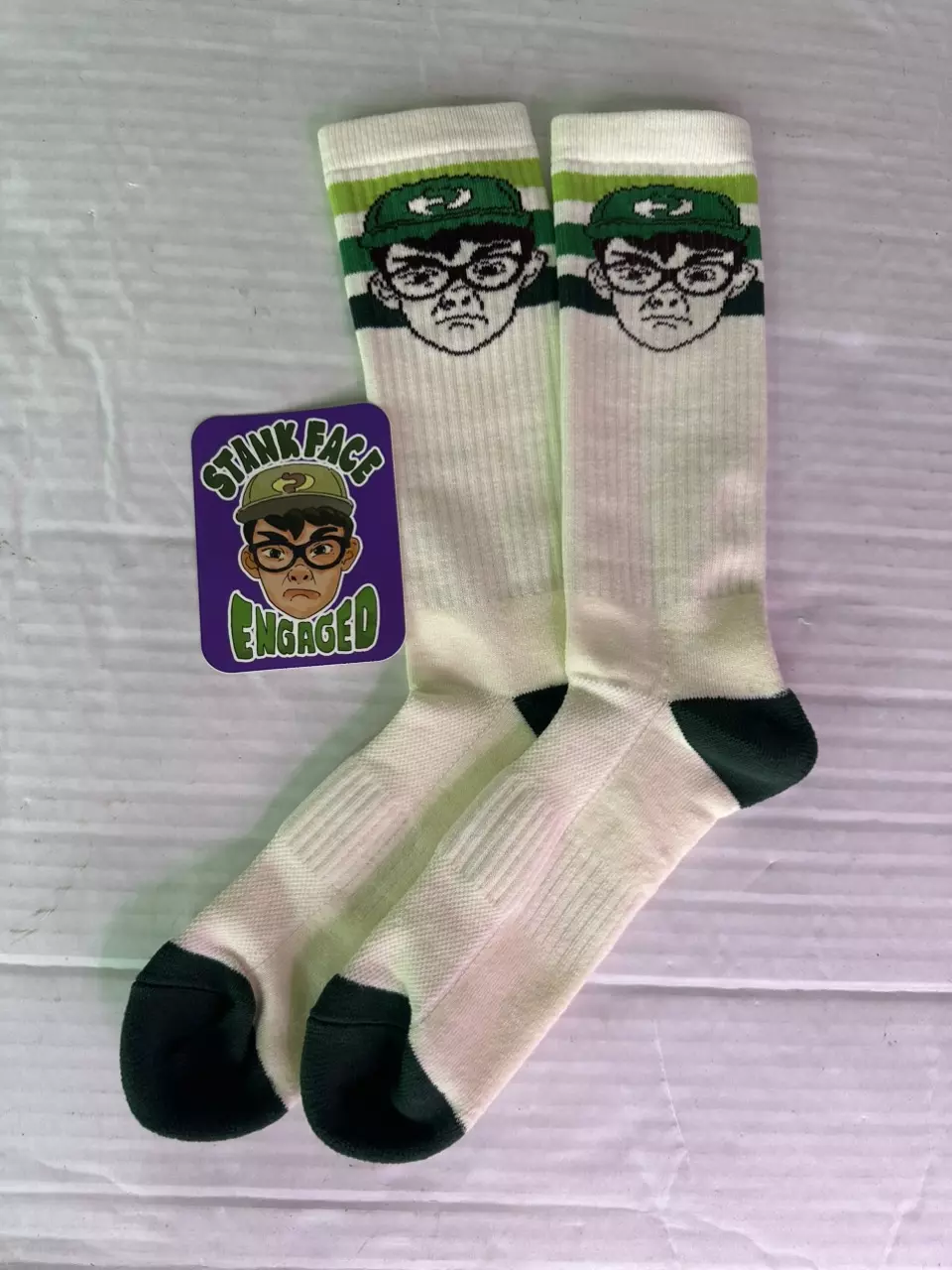 Stank Face Vintage Style Gym Socks! thumbnail