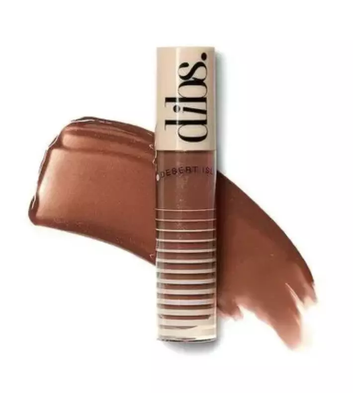 DIBS Beauty Go To Glossy Balm Lip Gloss Desert Island Shimmer 1987 thumbnail