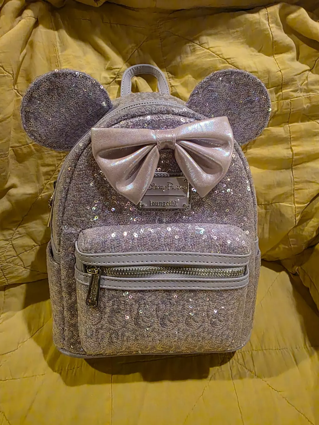 Loungefly Disney Parks Lavender Sequin New thumbnail