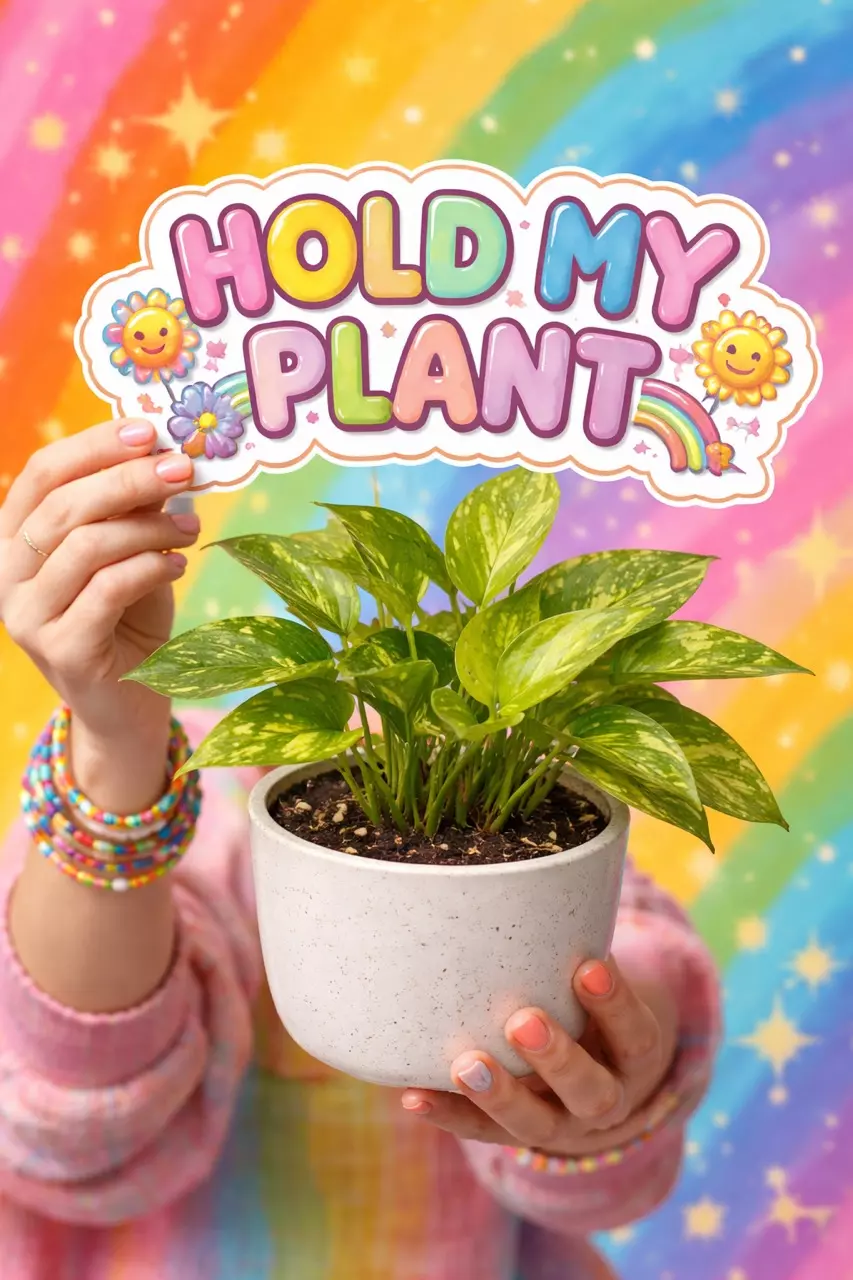 Hold my plant. thumbnail