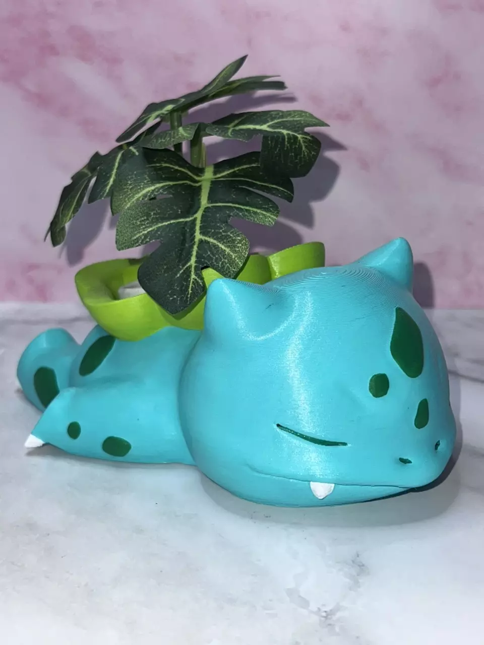 Bulbasaur Pokemon Flower Succulent Pot Planter 3D Printed Hand Painted WYSIWYG thumbnail
