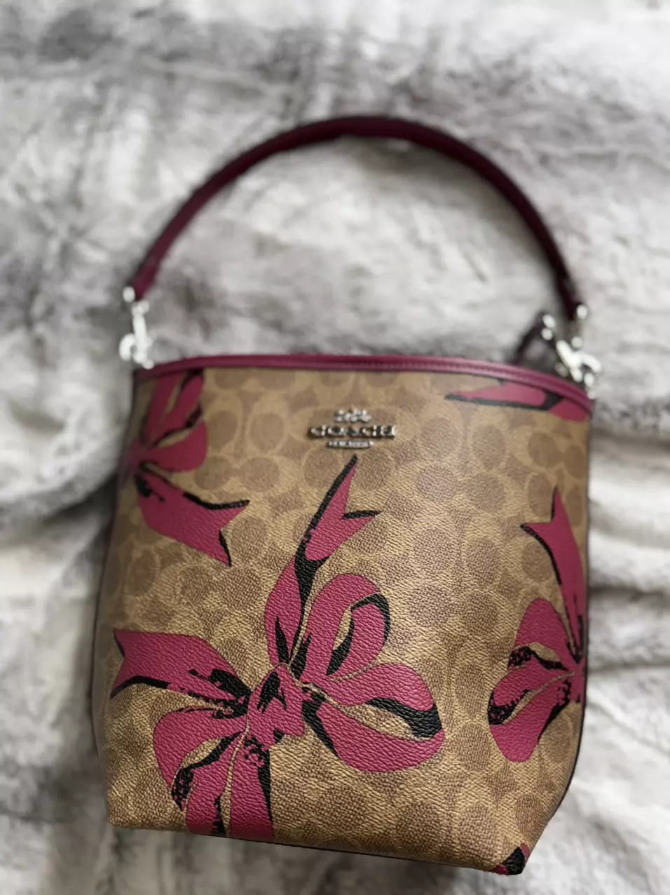 Coach NWT city bucket bow bag thumbnail
