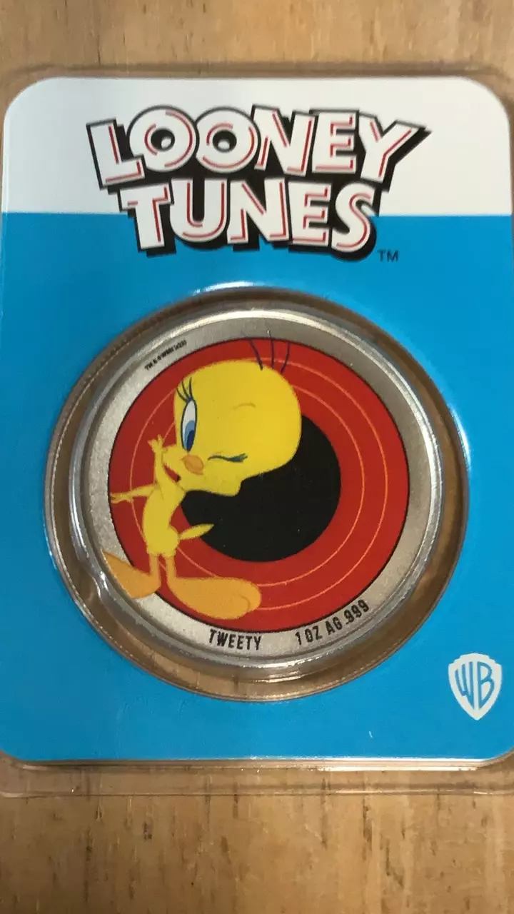 Loony Tunes Tweety 1 oz Silver thumbnail