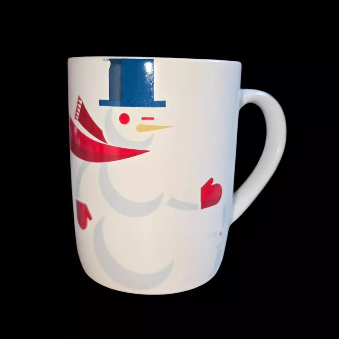 002 Starbucks Snowman Mug thumbnail