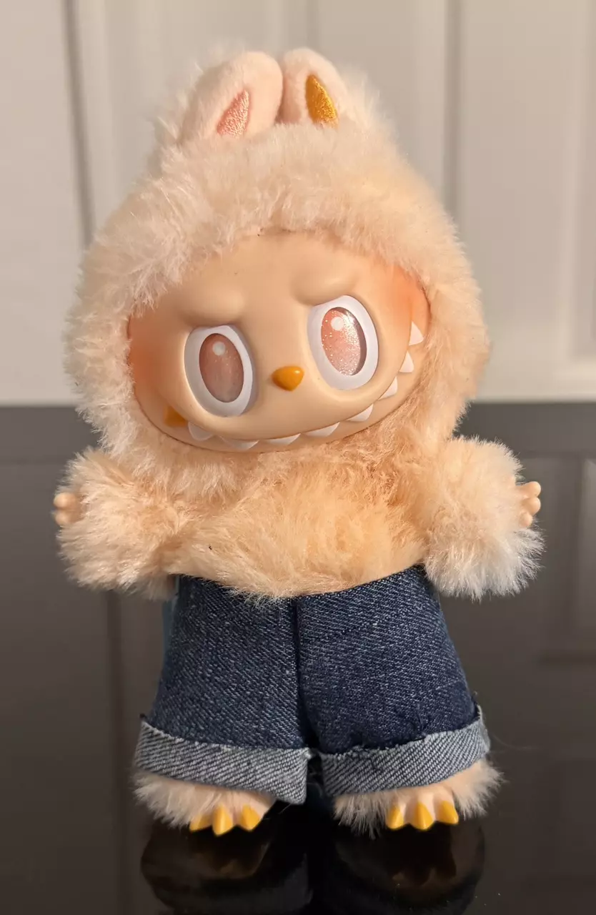 Labubu Denim Pants | Handmade thumbnail