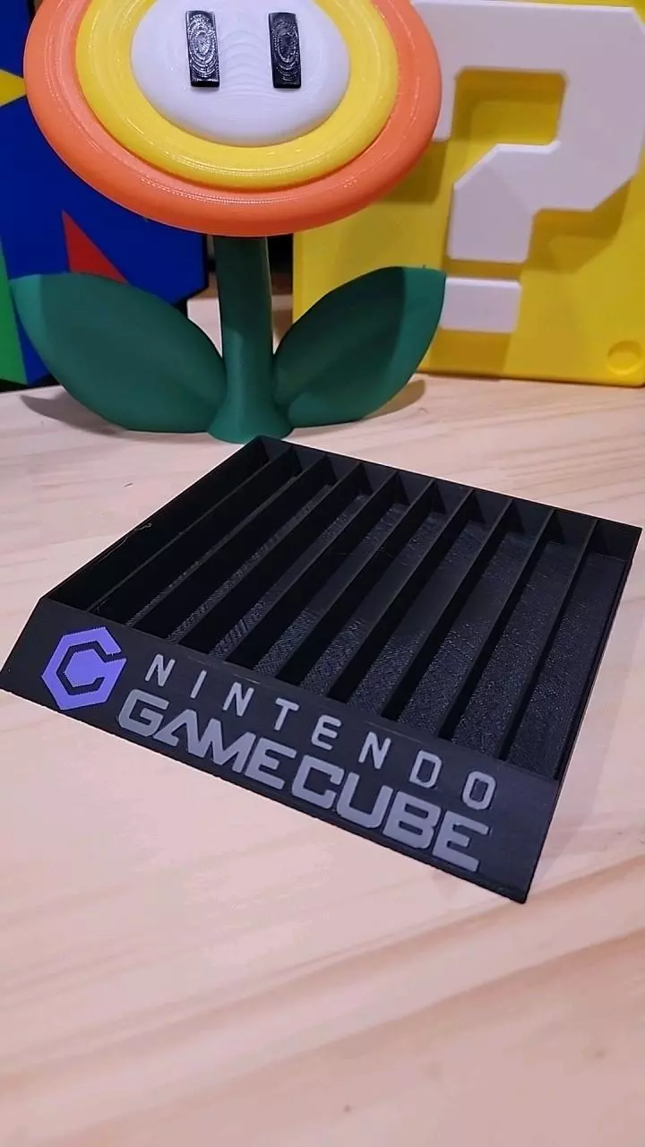 3D: GC Nintendo Gamecube Game Stand Organizer thumbnail