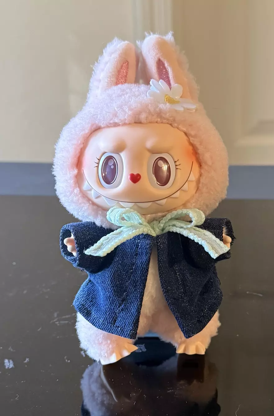 Labubu Jean Jacket | Handmade thumbnail