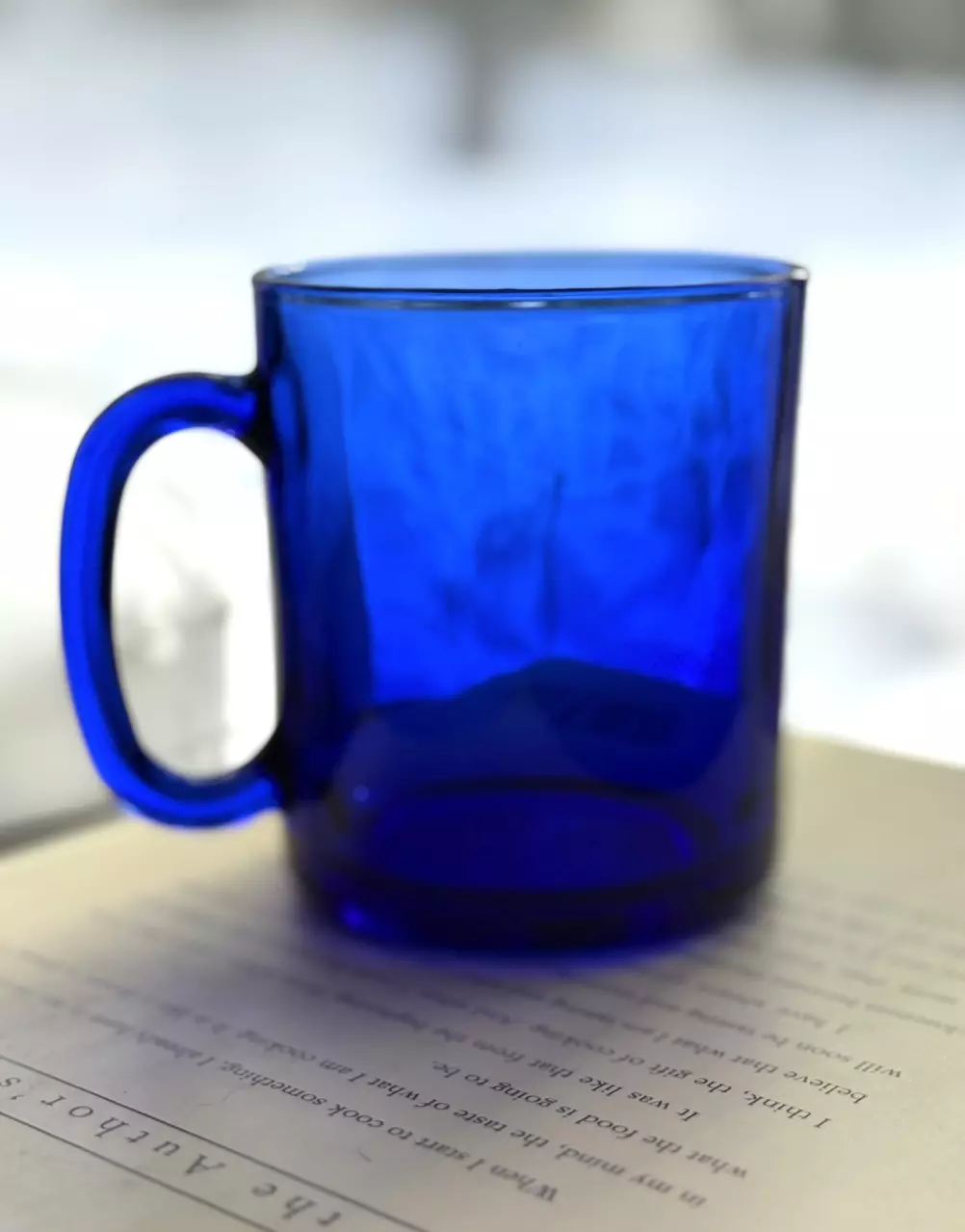 Cobalt Glass Mug thumbnail