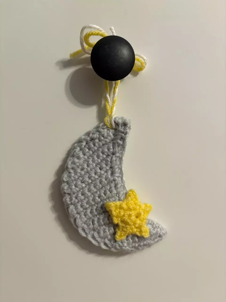 Crescent moon and star ornament thumbnail
