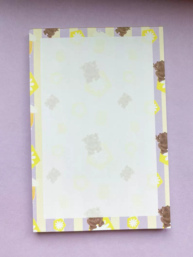 Frogs and Butterdrink Notepad thumbnail