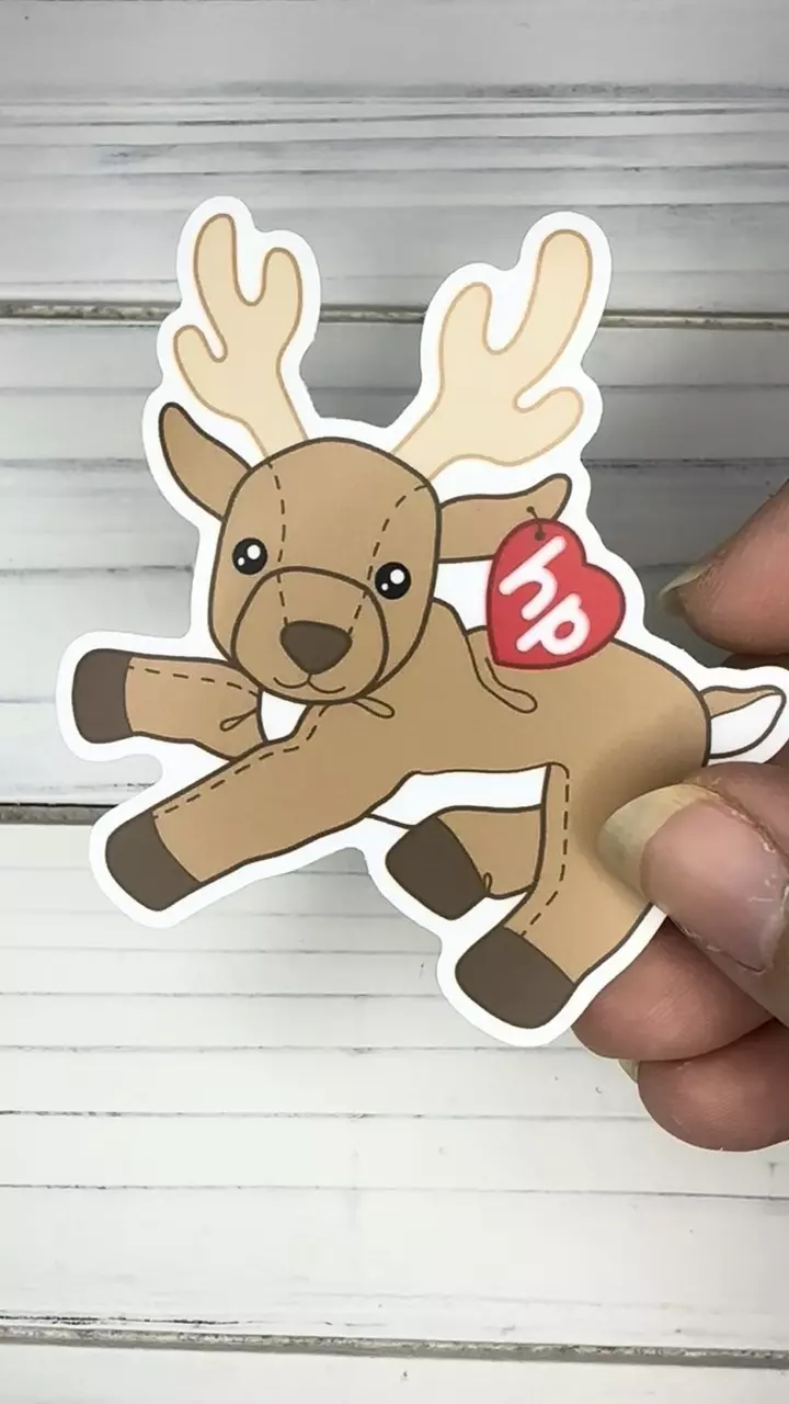 Prongs Plushie Sticker thumbnail