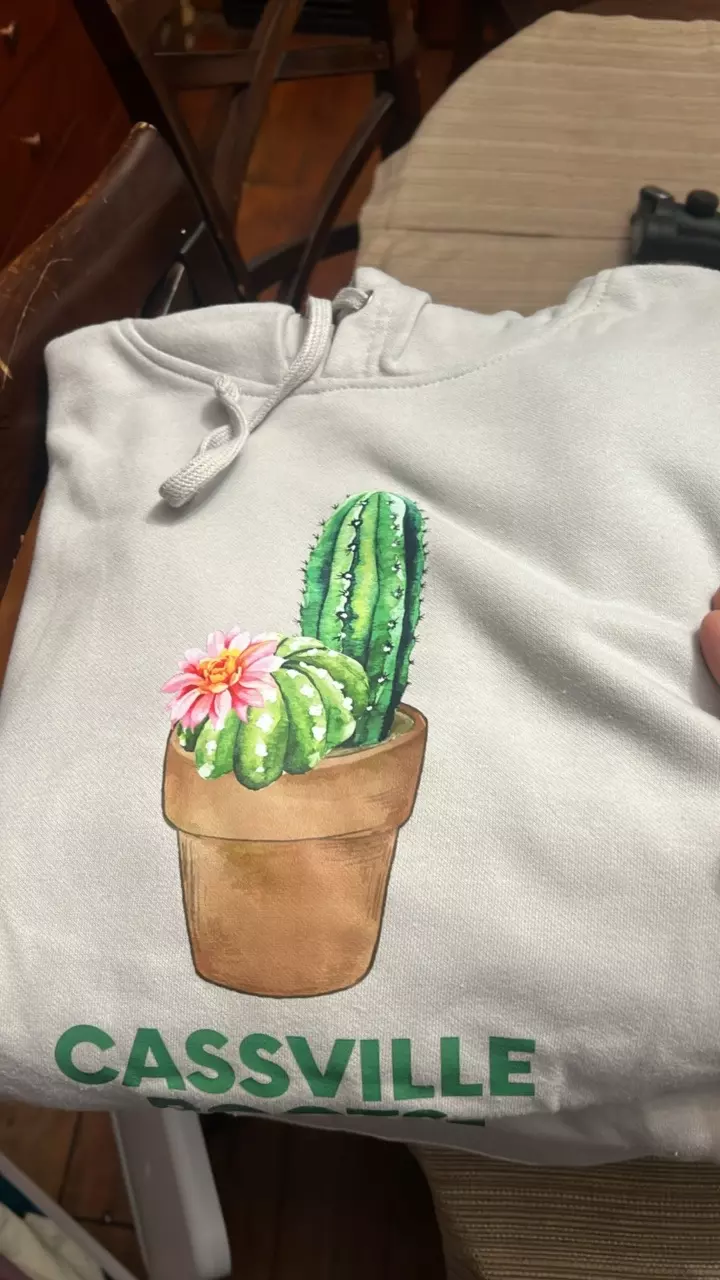 LOGO hoodie Tan SIZE MEDIUM thumbnail