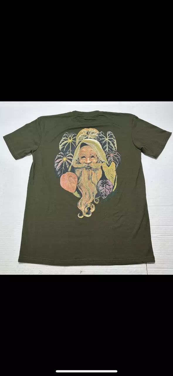 2XL Papa T Shirt Olive Green thumbnail