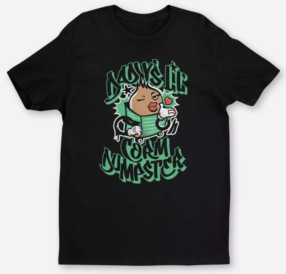 SMALL Black Daddy’s Lil’ Corm Dumpster Tee thumbnail