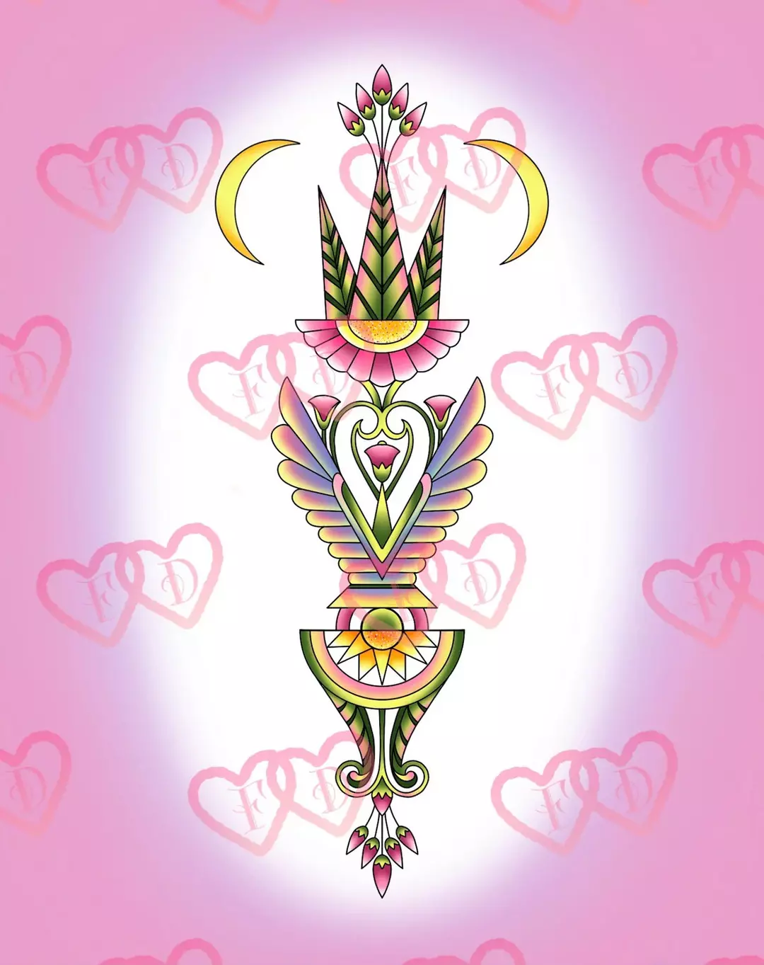 Flower Tower - Art Print thumbnail