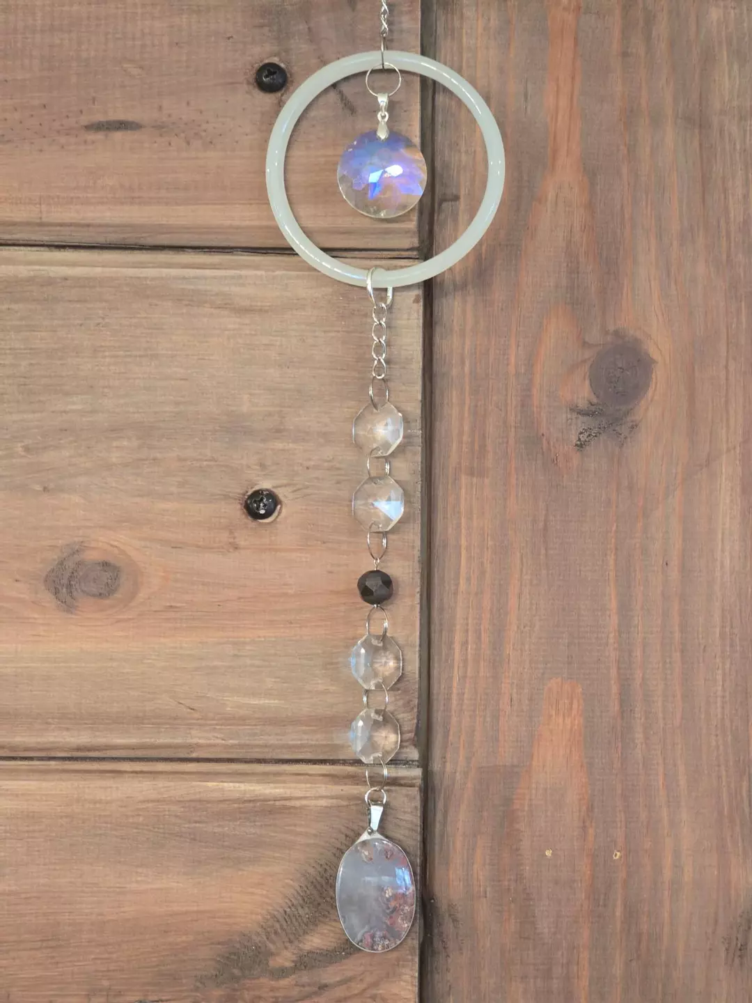 Moss Agate Circle Suncatcher thumbnail