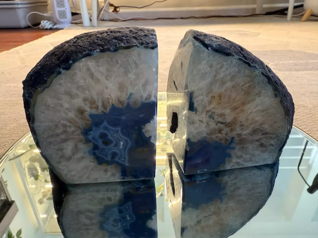 Dyed Quartz / Agate Book Ends thumbnail