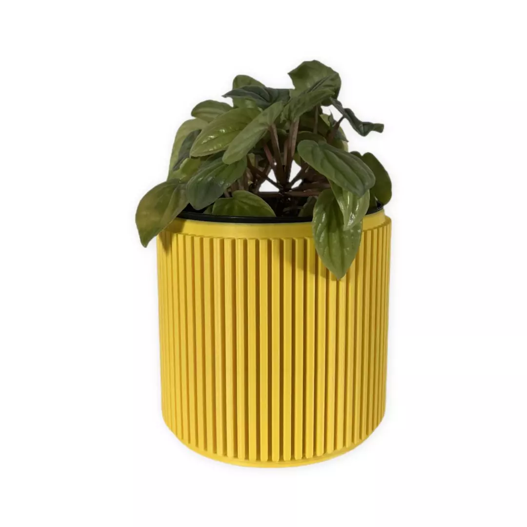 The Willow - 4" planter (yellow | NO drainage) thumbnail