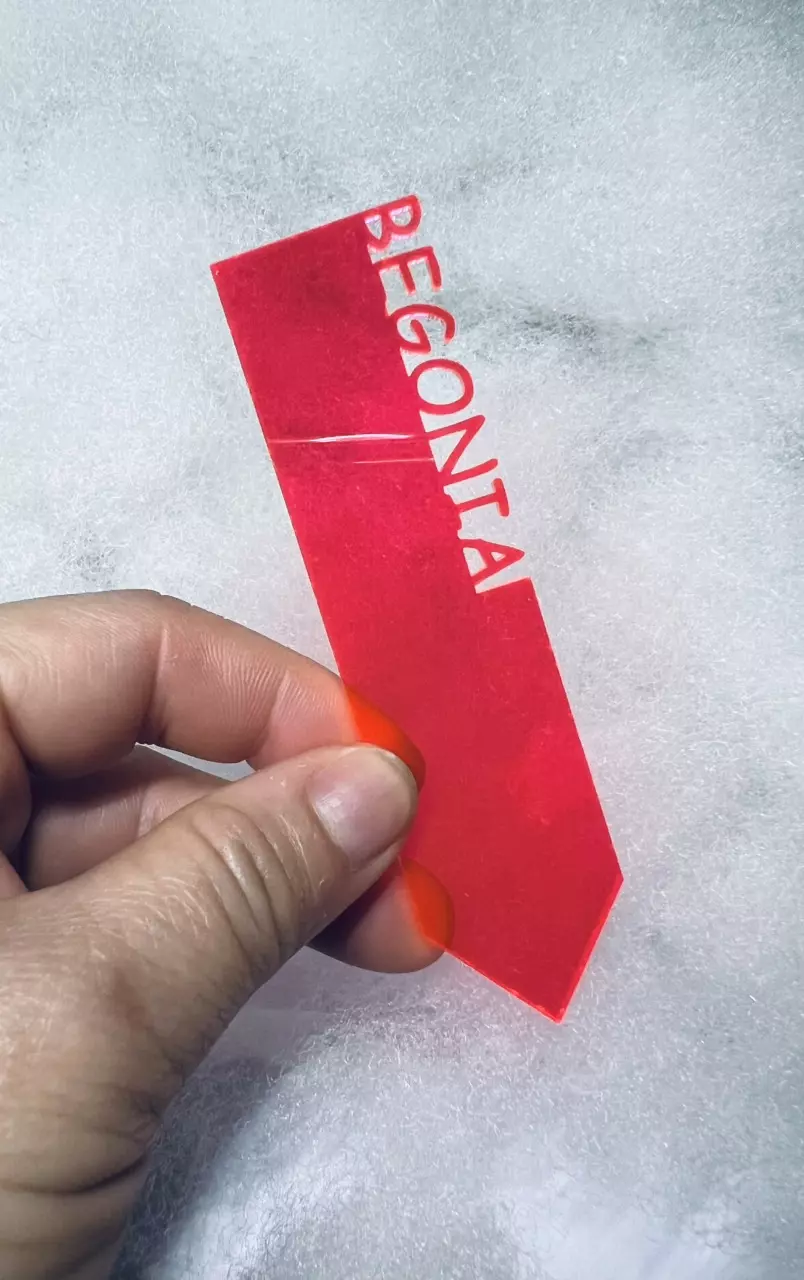 Clear Pink Begonia Plant Marker thumbnail