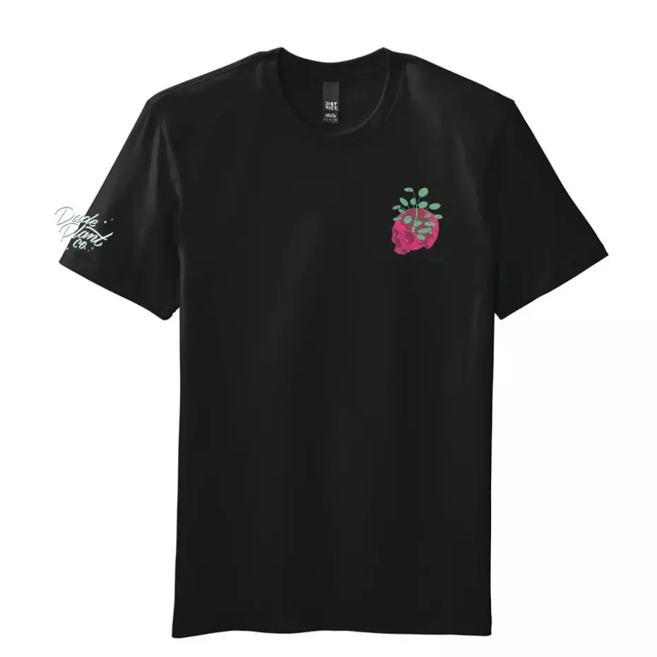Pilea Skull T-Shirt - Black (Small) thumbnail