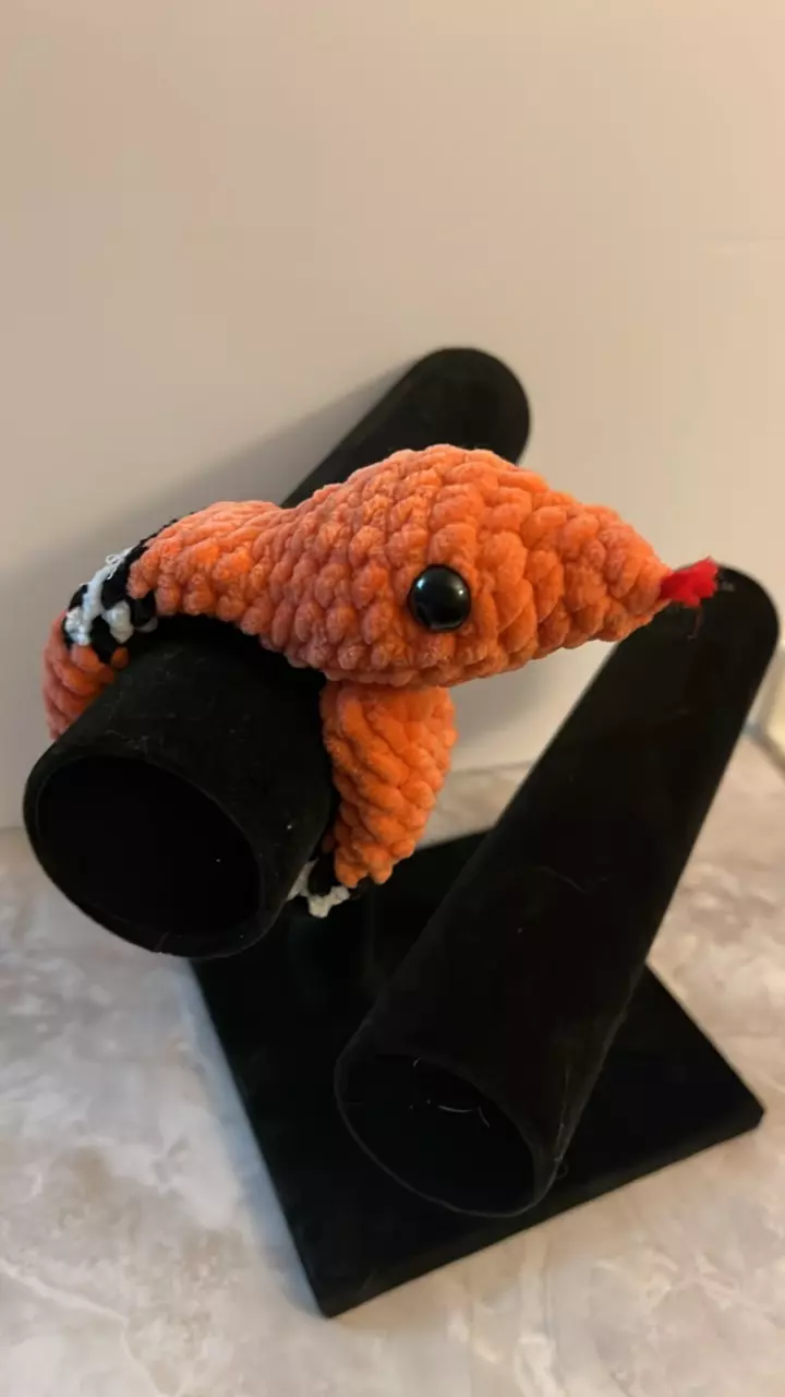 Snake Slap Bracelet Orange thumbnail