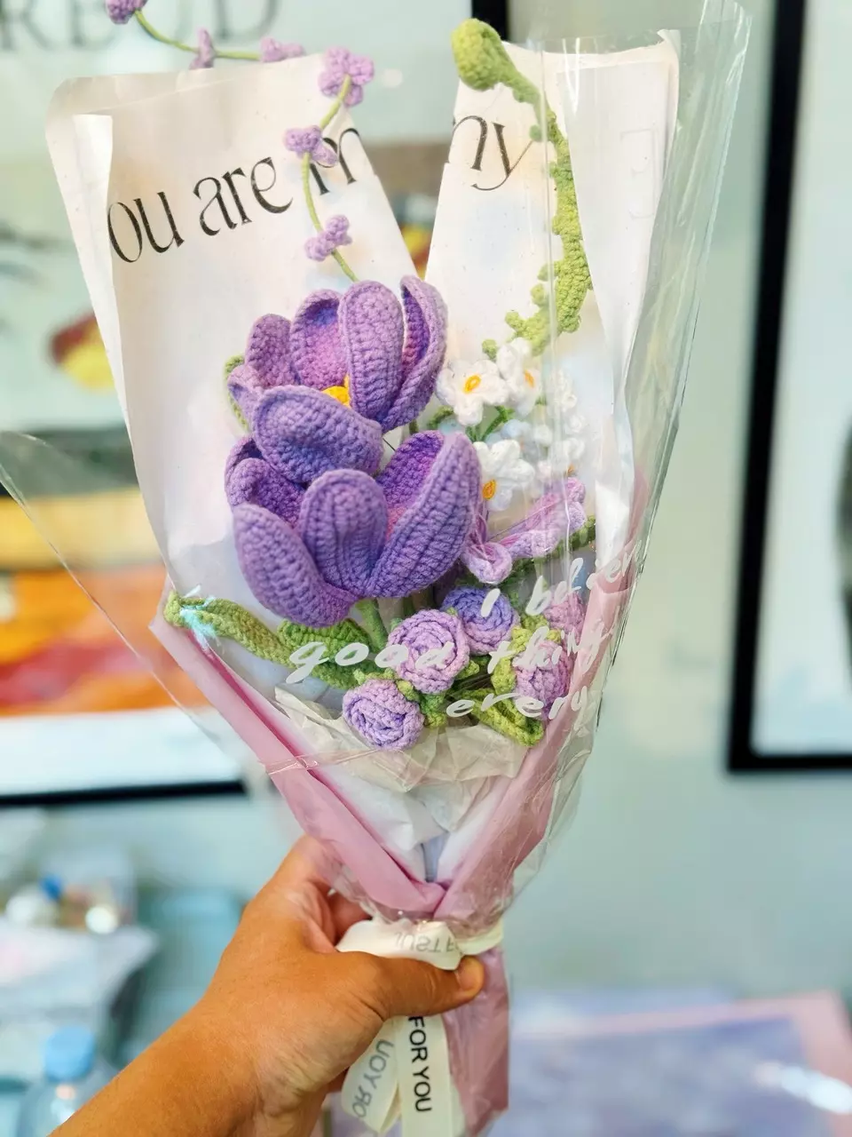 Purple Tulips Bouquet thumbnail