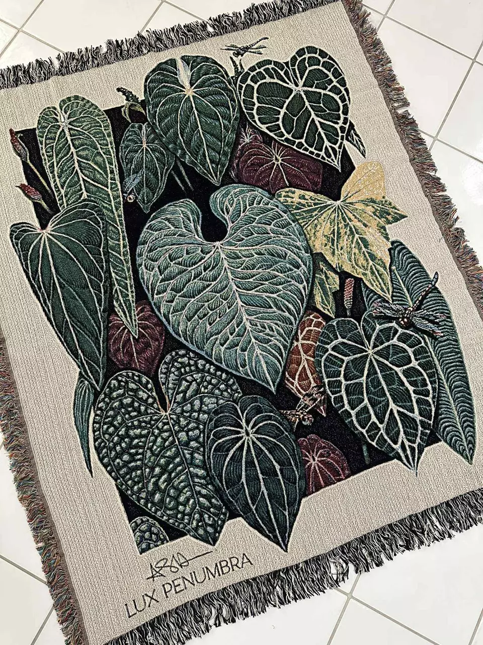 Anthurium | Tapestry Blanket * 10% off $165 PLANTiMUS special thumbnail