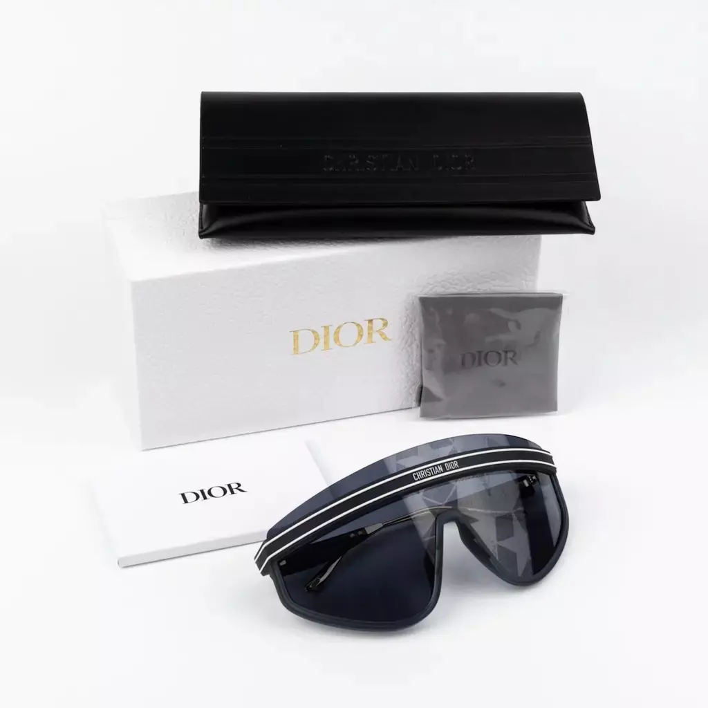 DIOR DIORCLUB M2U MASK SUNGLASSES IN BLUE STARS thumbnail
