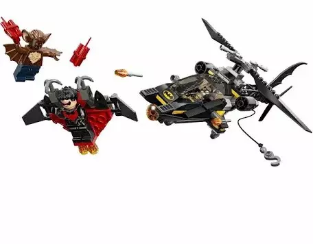 LEGO 76011 Batman vs. Man-Bat – 98% Complete w/ 3 Figs + Copter thumbnail