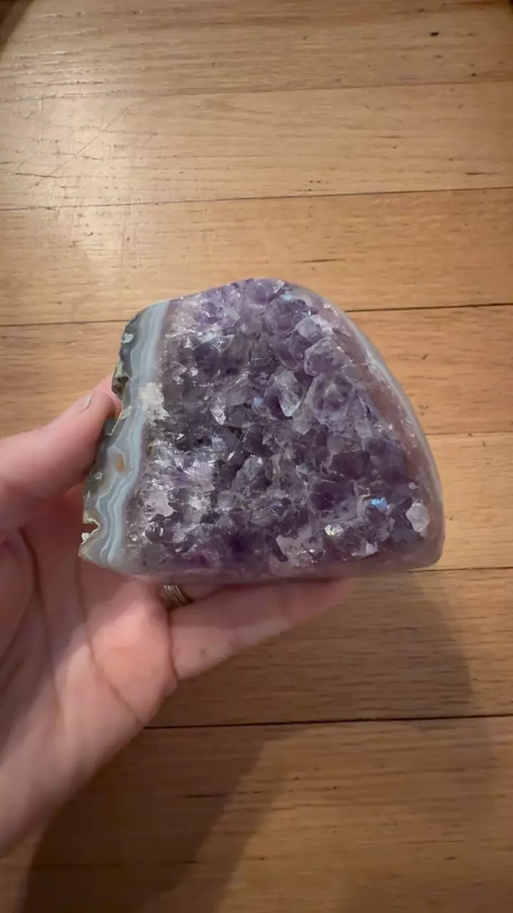 Polished/raw amethyst thumbnail
