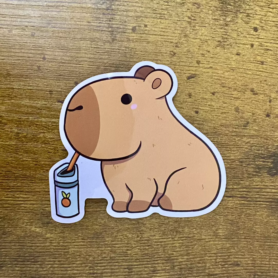 Capybara Sipping OJ thumbnail