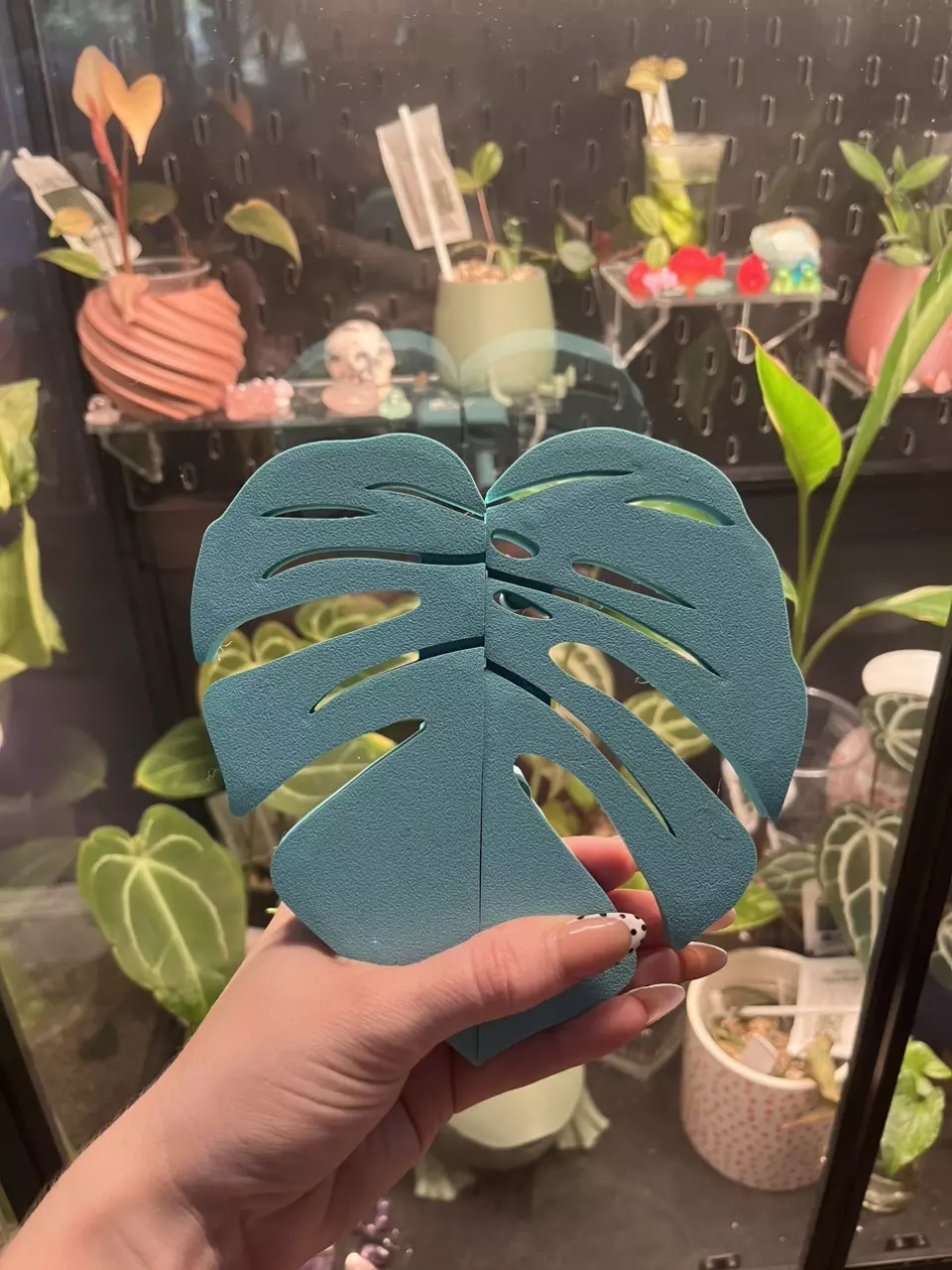 Monstera Handles - Milsbo Tall - Minty green thumbnail