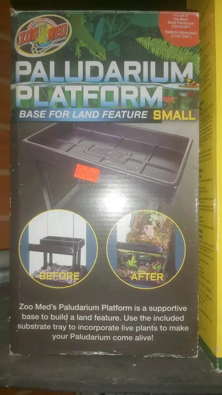 Paludarium platform base for land feature thumbnail